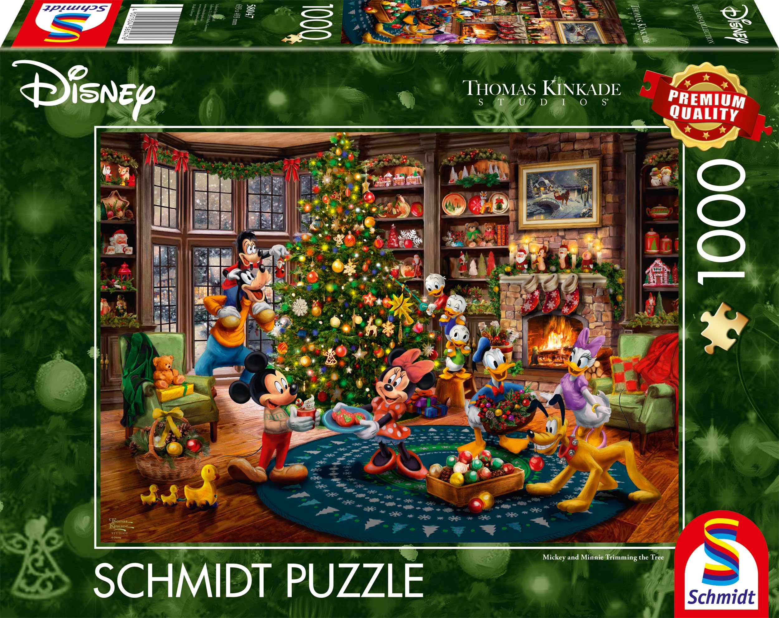 Schmidt 58047 Disney Mickey and Minnie Cutting The Tree, Thomas